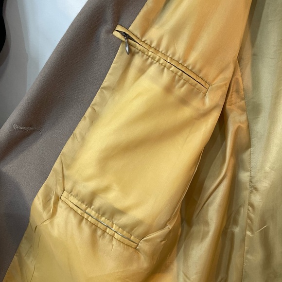 Vintage Orvis Women’s 16 Single Button Tan Blazer USA Oversized Boyfriend Career - Picture 11 of 16